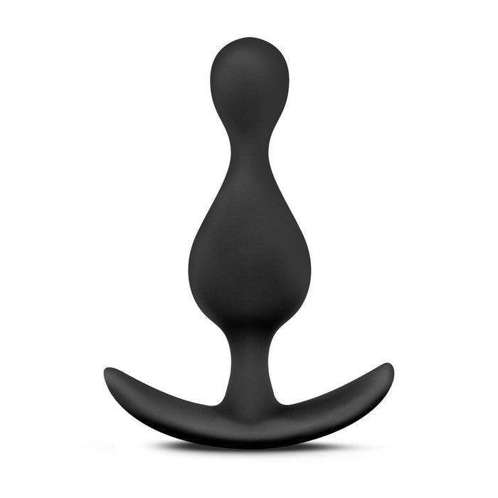 Adult Sex Toys 4.5" Long Black Silicone Beginner's Anal Butt Plug