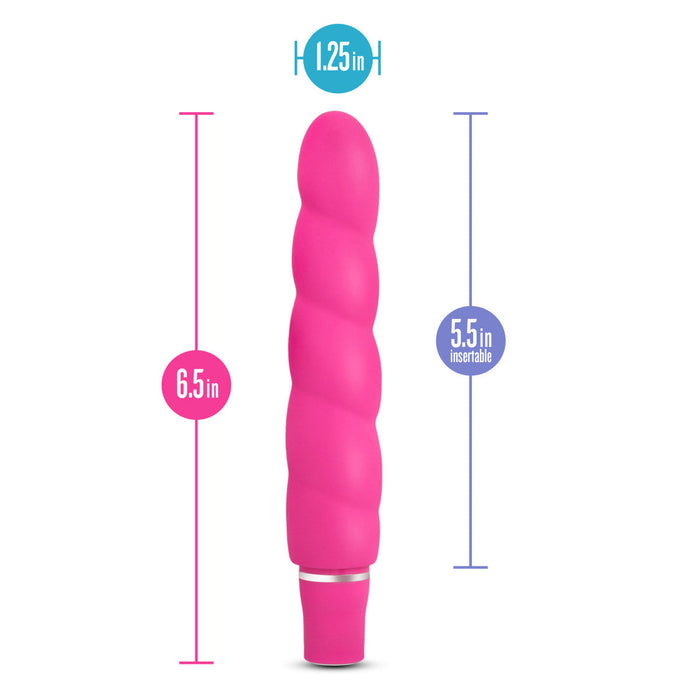 Eden 6" Long Pink Multi-Speed Waterproof G-Spot Vibrator