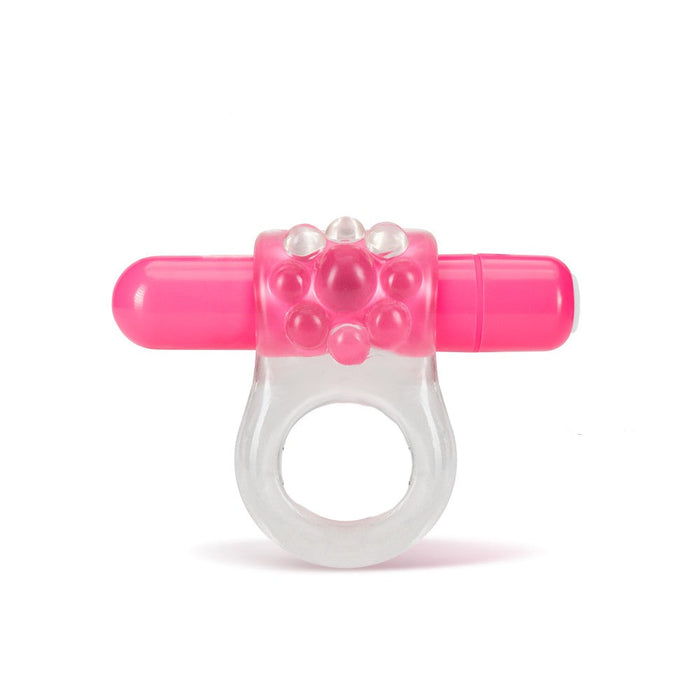 Eden Pink Soft & Stretchy Nubs Vibrating Cock Ring