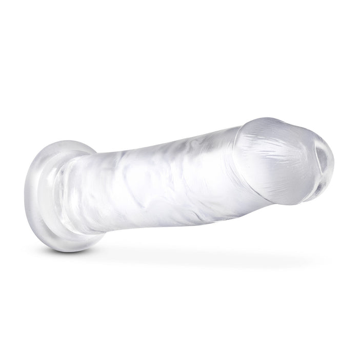 Eden 9.5" Long Clear Realistic Dildo With Balls & Suction Cup Base