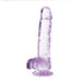 Adult Sex Toys 6" Long G Spot Dildo With Balls & Suction Cup Base