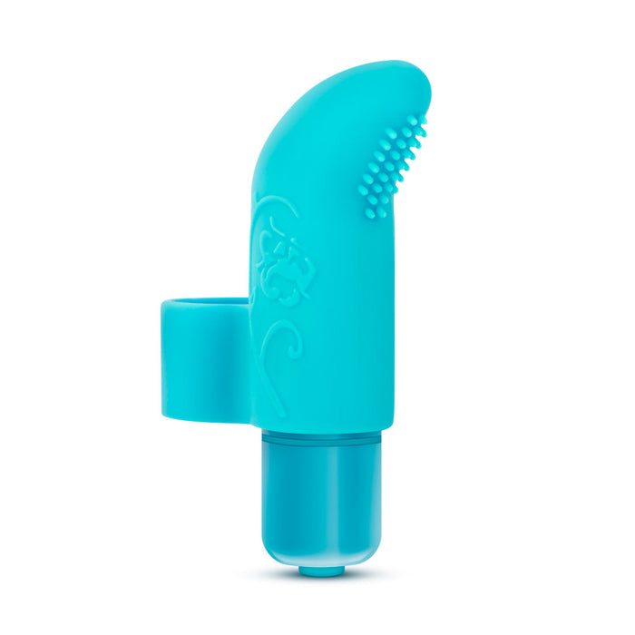 Eden 3.5" Long 7 Mode Blue Waterproof Finger Vibrator