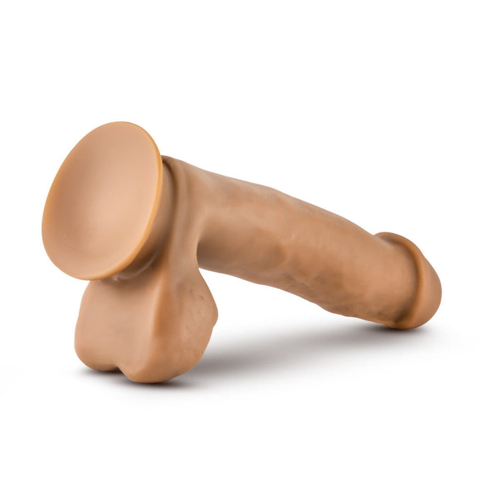 Eden 7" Long Brown Realistic Dildo With Balls & Suction Cup Base