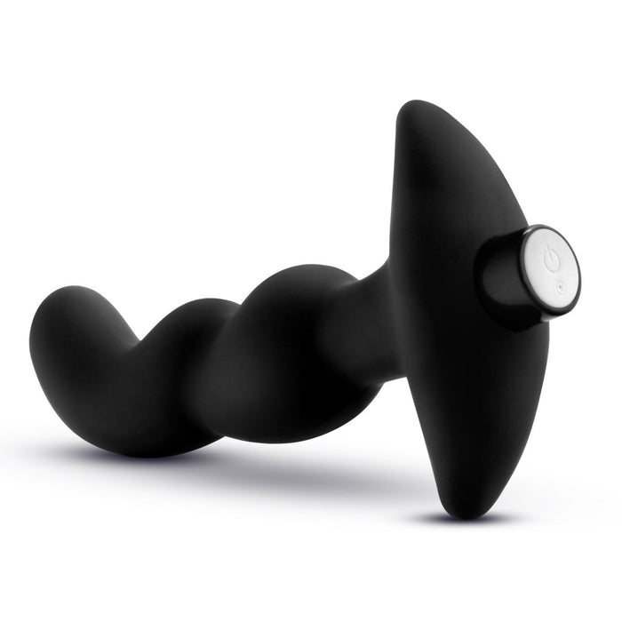 Eden 6" Long Black Silicone 10 Mode Anal Butt Plug