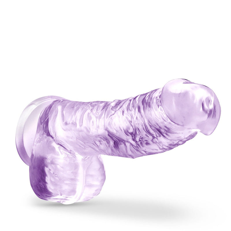 Eden 6" Long G Spot Dildo With Balls & Suction Cup Base