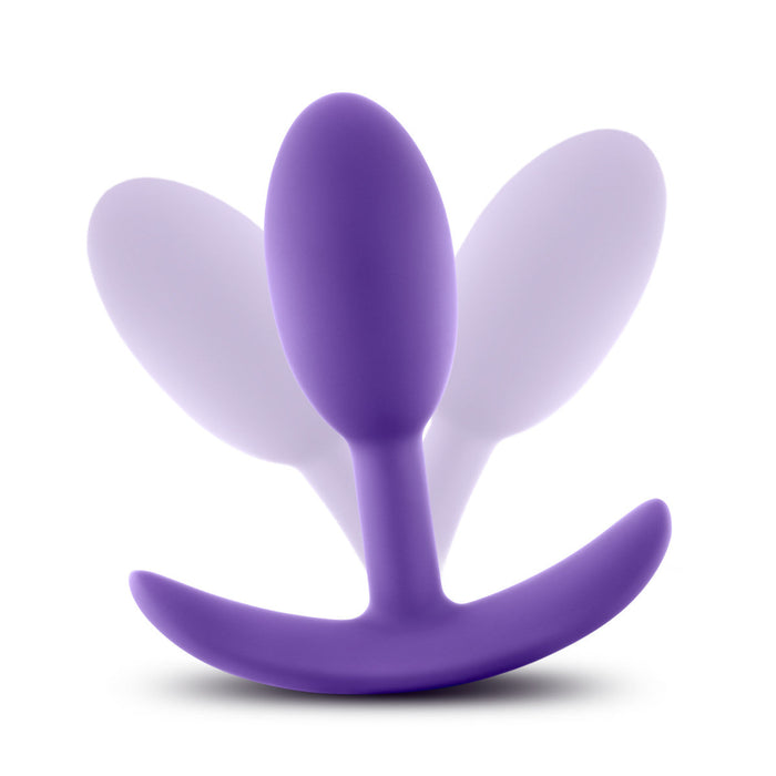 Eden 3.5" Long Purple Silicone Motion Activated Tapered Anal Butt Plug