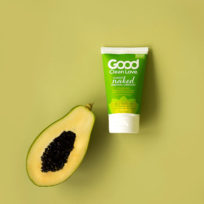 Good Clean Love Almost Naked® Water-Based Personal Lubricant with Organic Aloe Vera  4 oz.