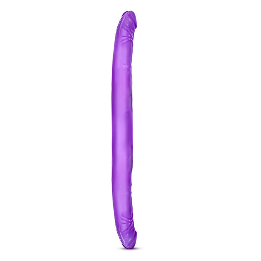 Adult Sex Toys 16" Long Purple Realistic Dildo With Balls & Suction Cup Base