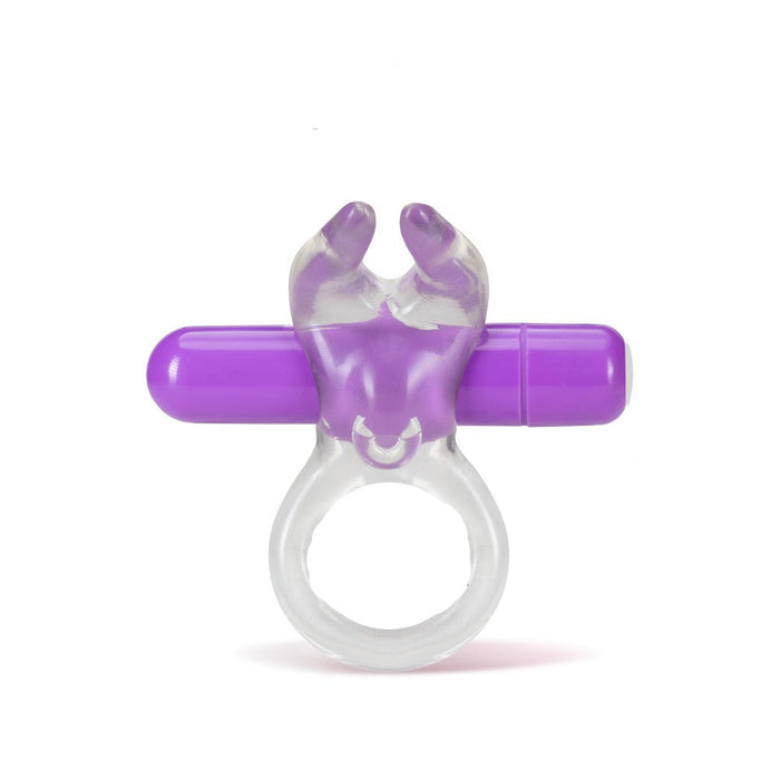 Eden Bull's Horns Purple 1-Speed Vibrating Ring