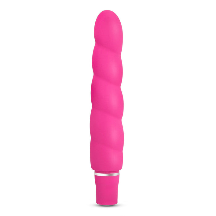 Adult Sex Toys 6" Long 10 Mode Ridged Pink Waterproof G Spot Vibrator