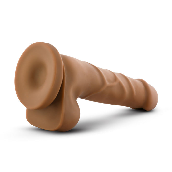 Eden 7.75" Long Beige Realistic Dildo With Balls & Suction Cup Base