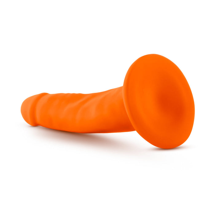 Eden 6" Long Orange Realistic Dildo With Suction Cup Base