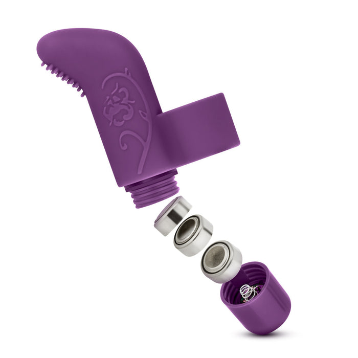 Eden 3.5" Long 7 Mode Purple Waterproof Finger Vibrator