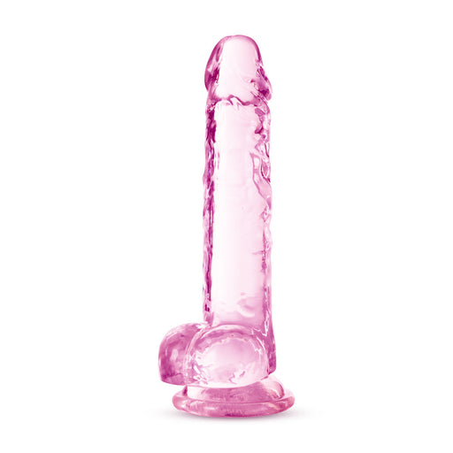 Adult Sex Toys 7" Long Pink Realistic Dildo With Suction Cup Base