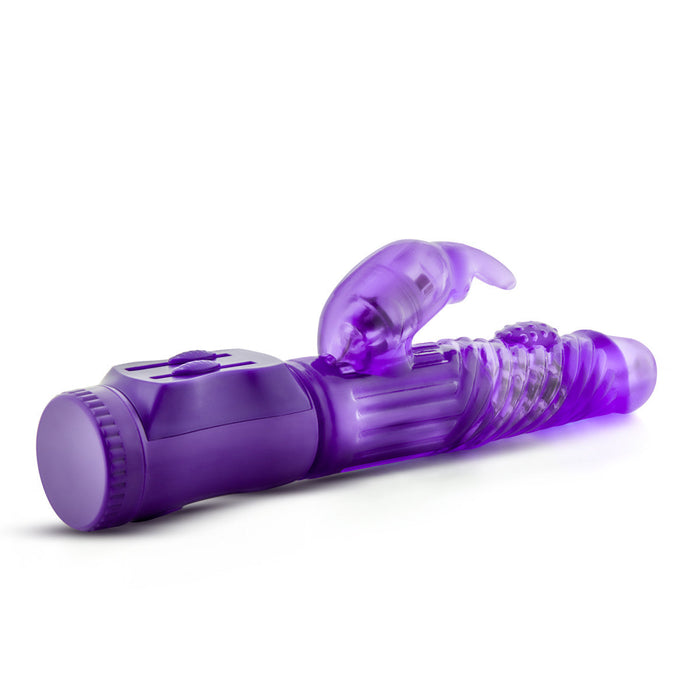 Eden 8.5" Long Purple Multi-Speed Gyrating & Rotating Rabbit Vibrator