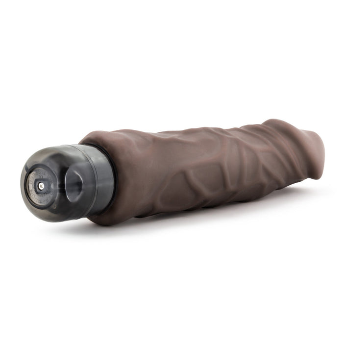 Eden 9.25" Long Brown Realistic Vibrating Dildo