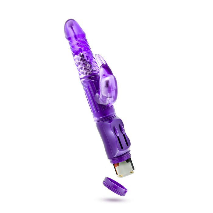 Eden 8.5" Long Purple Multi-Speed Gyrating & Rotating Rabbit Vibrator