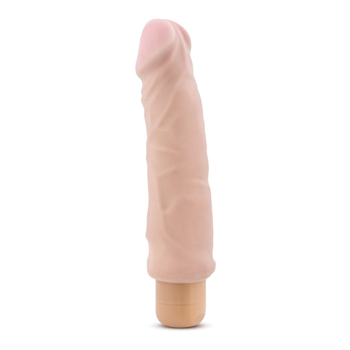 Adult Sex Toys Beige Realistic Vibrating Dildo