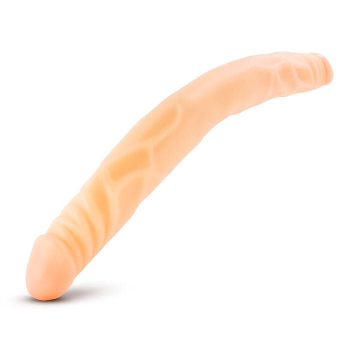 Eden 14" Long Beige Realistic Double Sided Dildo