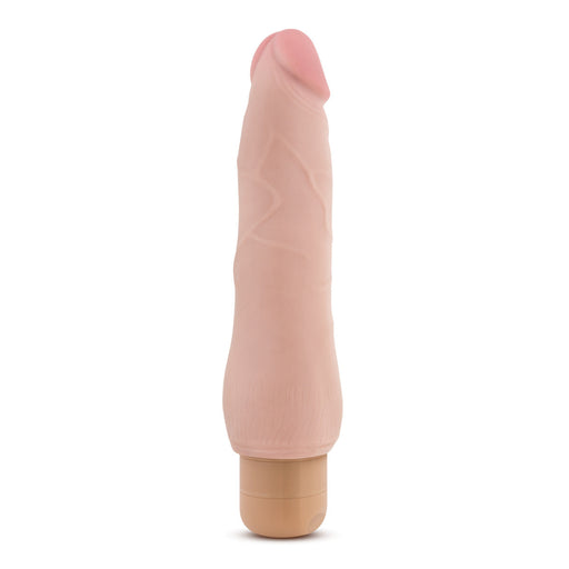 Adult Sex Toys 9" Long Beige Realistic Vibrating Dildo