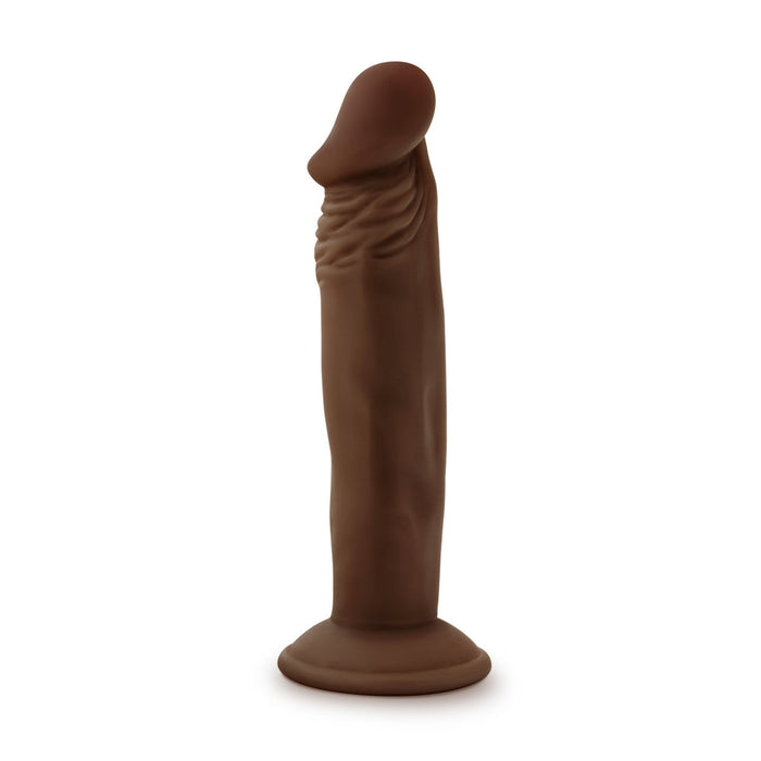 Adult Sex Toys 6" Long Brown Ridged Suction Realistic Dildo