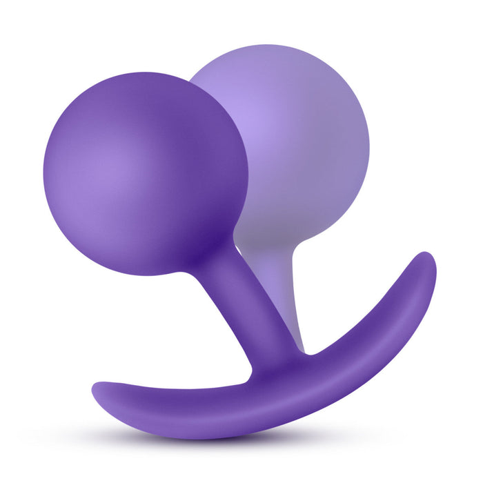 Eden 3.5" Long Purple Silicone Motion Activated Anal Butt Plug