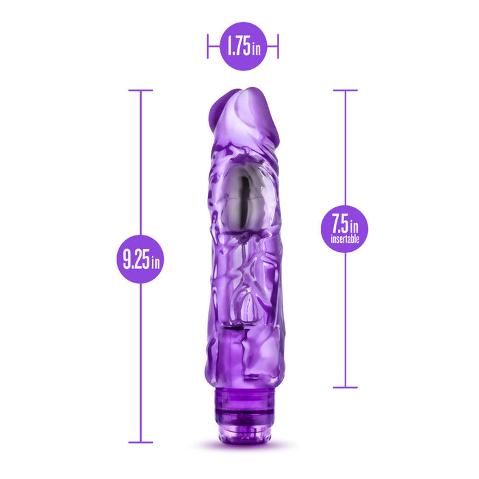 Eden 9.25" Long Purple Multi-Speed Vibrator