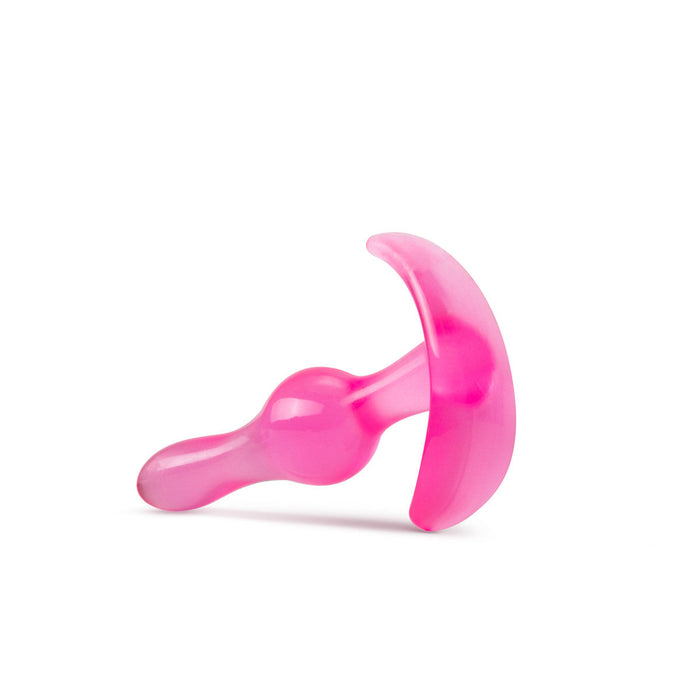 Eden 3.5" Long Pink Beginner's Slim Tapered Anal Butt Plug