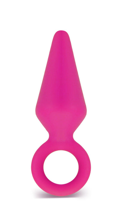 Adult Sex Toys 4.5" Long Pink Silicone Anal Butt Plug