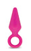 Adult Sex Toys 4.5" Long Pink Silicone Anal Butt Plug