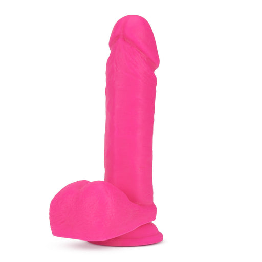 Adult Sex Toys 8" Long Pink Realistic Dildo With Suction Cup Base