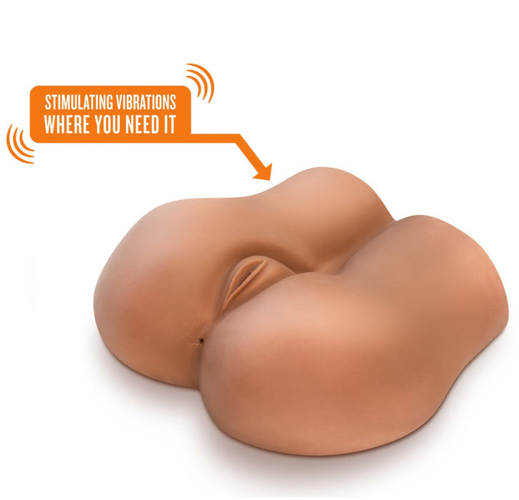 Eden Ultra Soft Brown Realistic Snug Pocket Pussy Vibrating Life-sized Pleasure Doll