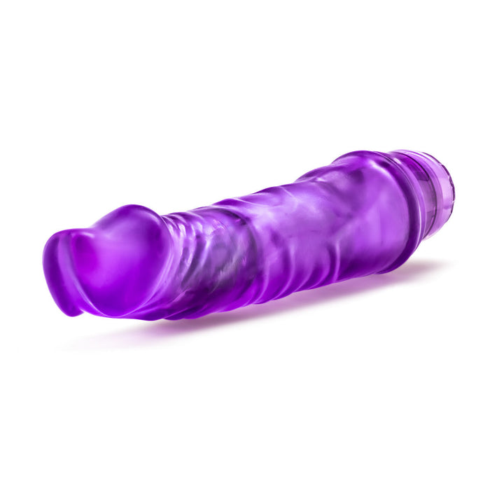 Eden 9.25" Long Purple Realistic Multispeed Vibrating Dildo