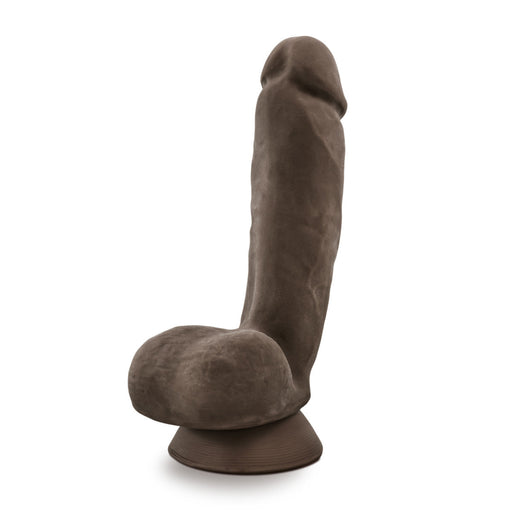 Adult Sex Toys 8.5" Long Brown Rigid Realistic Dildo With Balls & Suction Cup Base