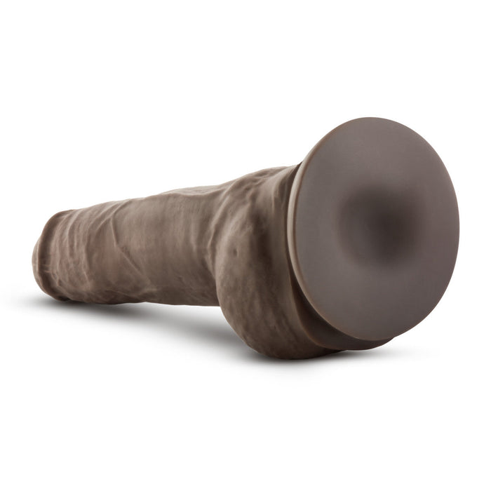 Eden 10" Long Brown Realistic Dildo With Balls & Suction Cup Base