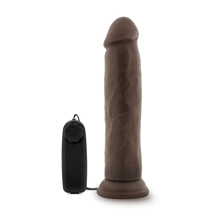 Eden 9.5" Long Ridged Suction Realistic Dildo With Suction Cup Base