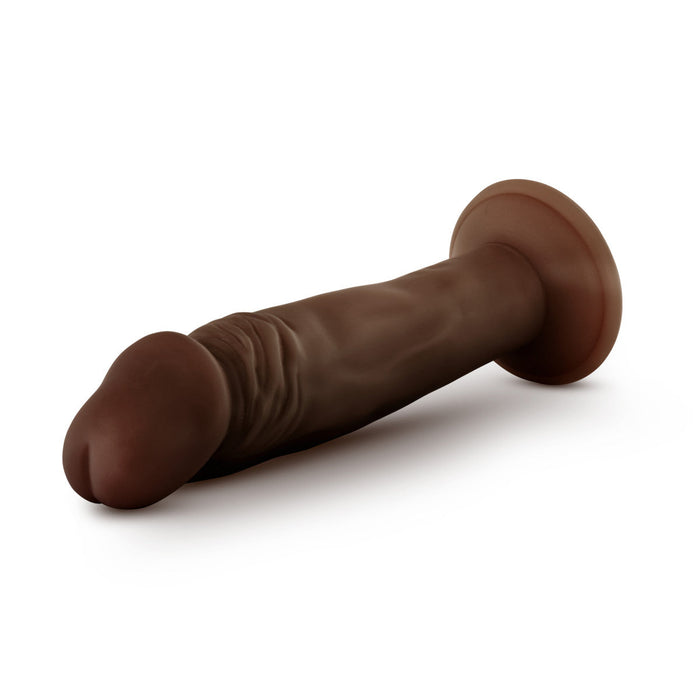 Eden 6.5" Long Posable Brown Realistic Dildo With Suction Cup Base