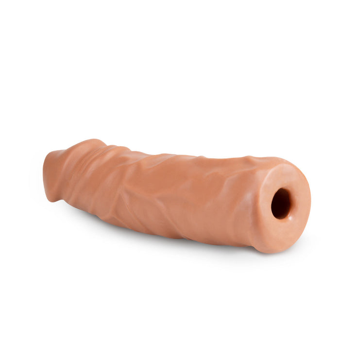 Eden 8" Long Beige Ridged Realistic Dildo