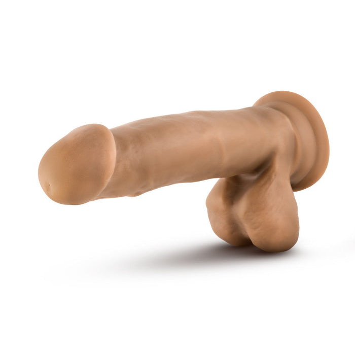 Eden 7" Long Brown Realistic Dildo With Balls & Suction Cup Base