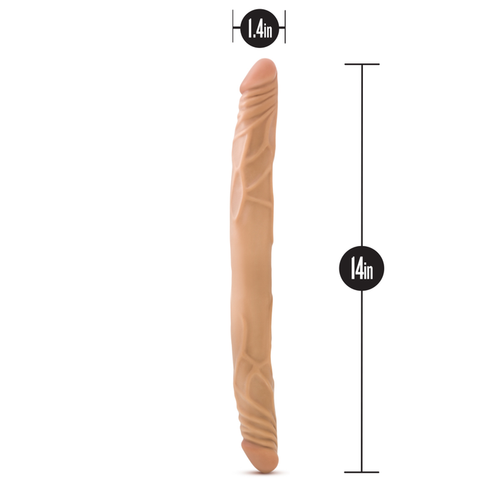 Eden 14" Long Realistic Double Sided Dildo