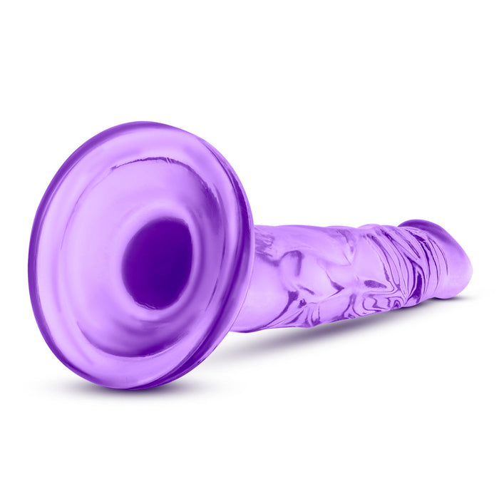 Eden 5.75" Purple Beginner's Realistic Dildo With Suction Cup Base