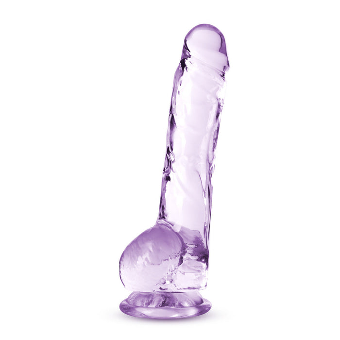 Eden 8" Long G Spot Dildo With Balls & Suction Cup Base