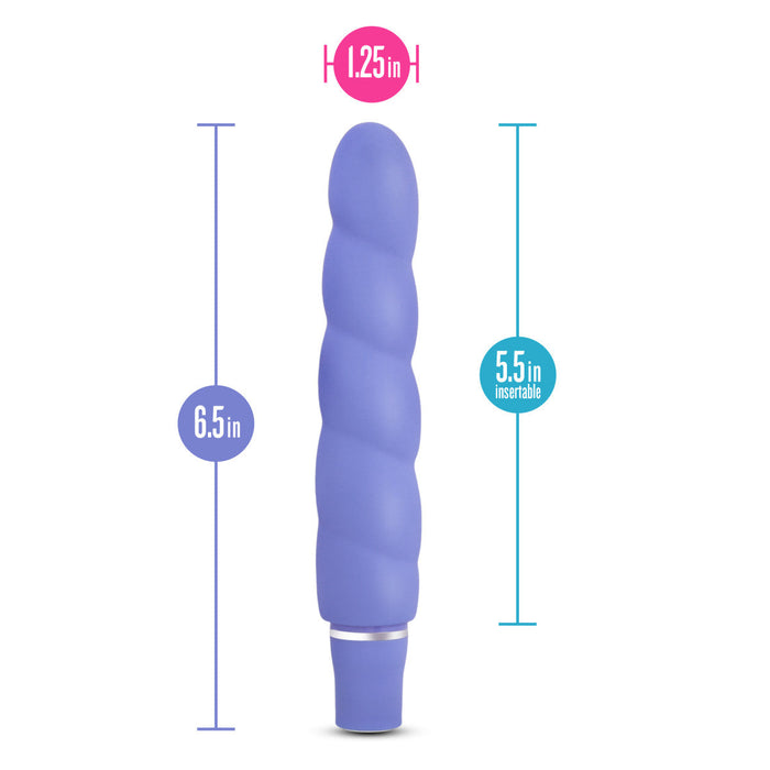 Eden 6" Long Purple Multi-Speed Waterproof G-Spot Vibrator