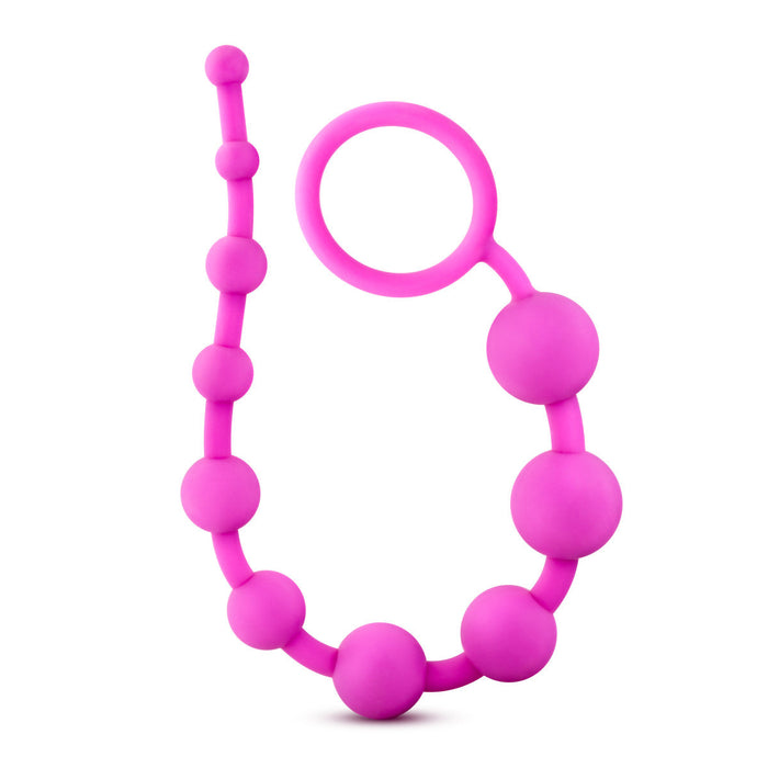 Eden 12.5" Long Pink Silicone Anal Beads