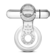 Adult Sex Toys 4" Long Clear 10 Mode Cock Ring