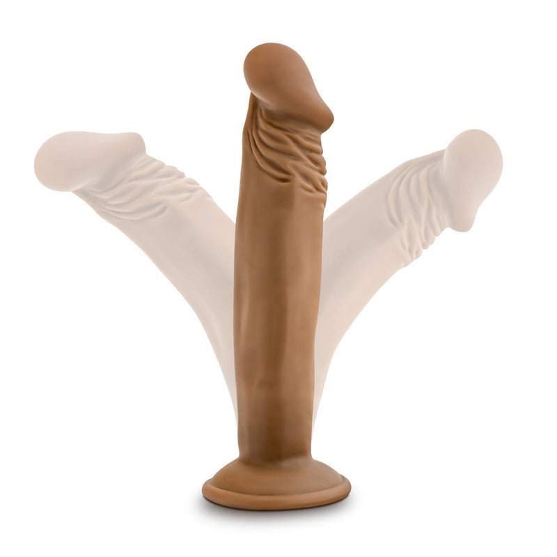 Eden 6.5" Long Ridged Realistic Dildo With Suction Cup Base
