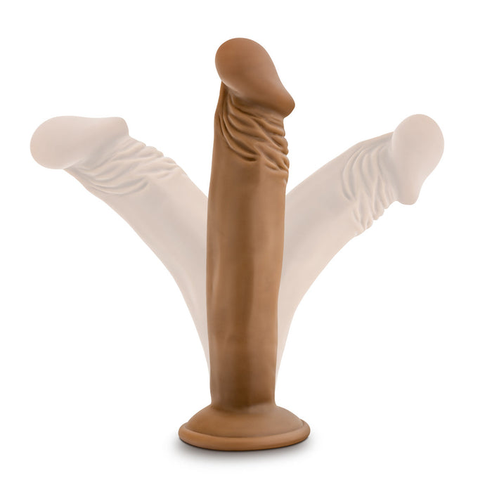 Eden 6.5" Long Ridged Realistic Dildo With Suction Cup Base