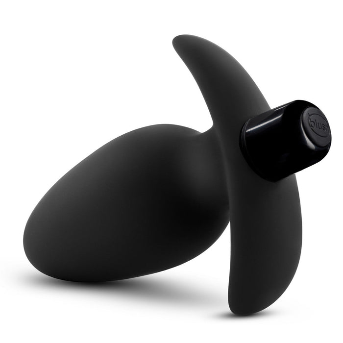 Eden 4.5" Long Black Silicone 1 Mode Anal Butt Plug