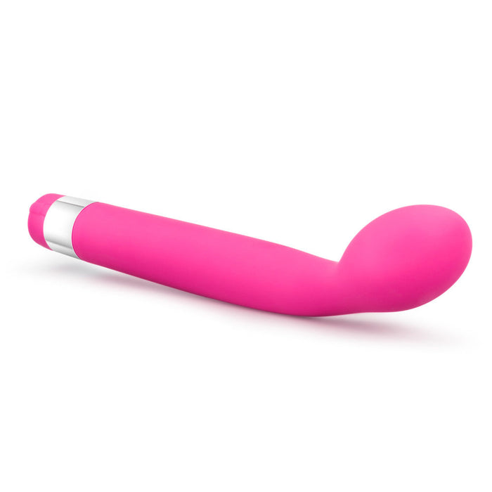 Eden 8.5" Long Curved Pink Waterproof Vibrator