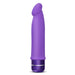 Adult Sex Toys 7.5" Long Purple Curved G Spot Vibrating Dildo